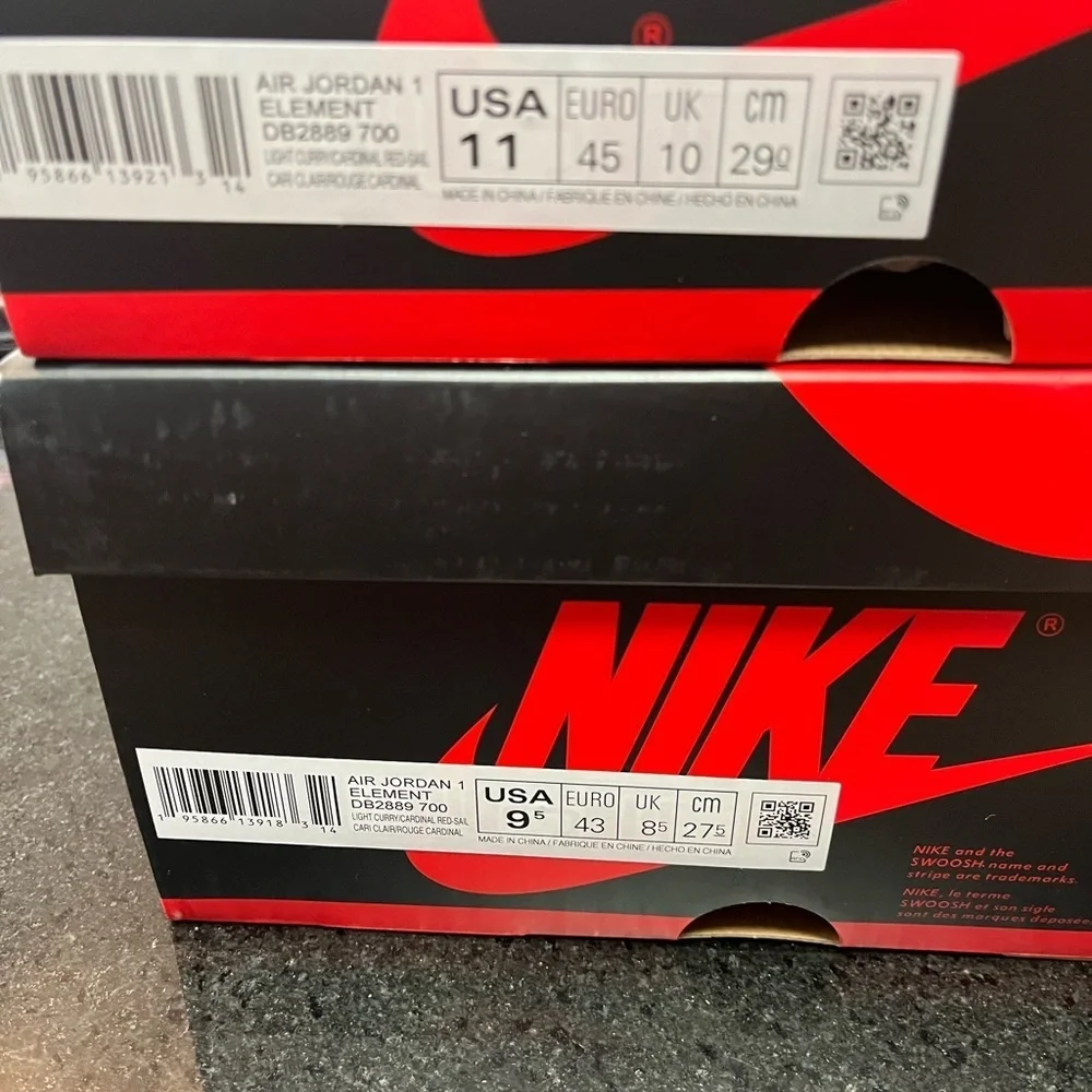 Sz 9.5 Jordan 1 High Og element Sz Various